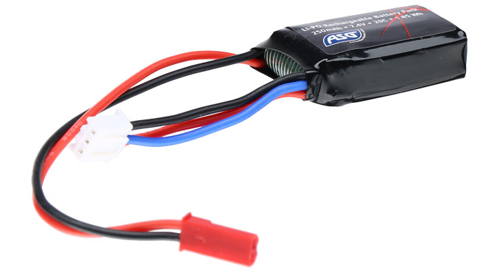 ASG LiPo Akku 7,4V 250mAh 20C f. Airsoftmodelle mit HPA Systeme