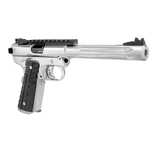 Wei-ETech Galaxy 1911 Premium Vollmetall GBB 6mm BB Satin-Chrome - Long-Version Bild 7