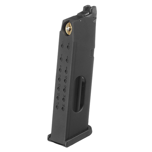 Samoon G17 Gen. 3 Magazin 20 Schuss f. GHK Glock 17 Gen. 3 GBB schwarz - CO2 Version Bild 1