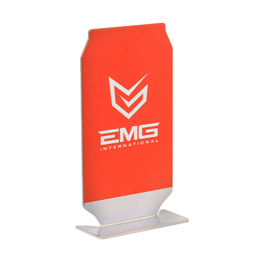 EMG Logo ePopper Popper Target Aluminium Dosen-bungsziel rot Bild 1
