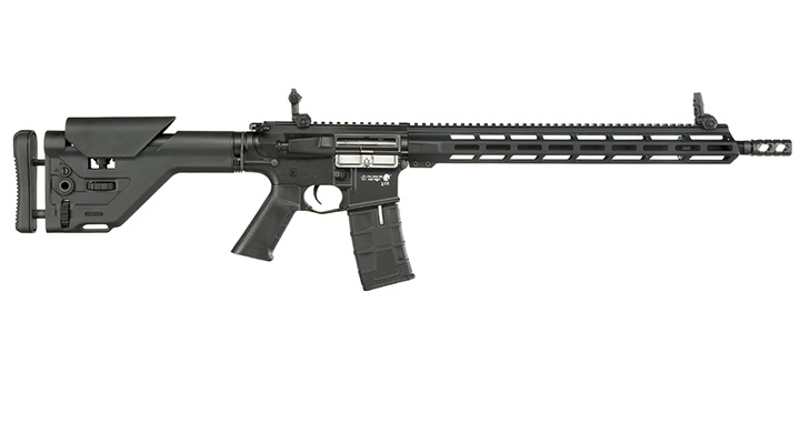 ICS CXP-MMR DMR mit UKSR Precision Stock Vollmetall EBB Mosfet S-AEG 6mm BB schwarz Bild 2