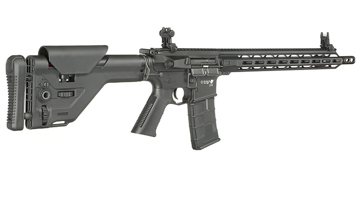 ICS CXP-MMR DMR mit UKSR Precision Stock Vollmetall EBB Mosfet S-AEG 6mm BB schwarz Bild 3