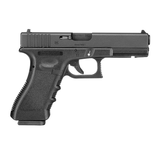 GHK Glock 17 Gen. 3 CNC Aluminiumschlitten GBB 6mm BB schwarz Bild 3