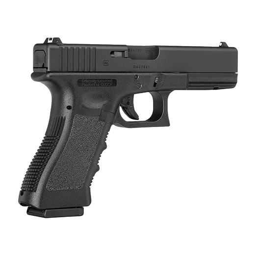 GHK Glock 17 Gen. 3 CNC Aluminiumschlitten GBB 6mm BB schwarz Bild 4