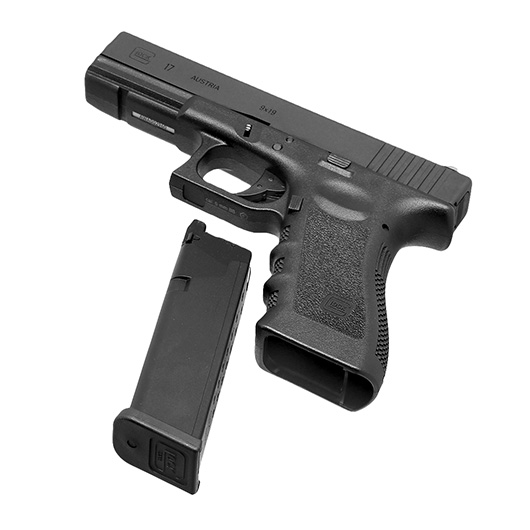 GHK Glock 17 Gen. 3 CNC Aluminiumschlitten GBB 6mm BB schwarz Bild 6