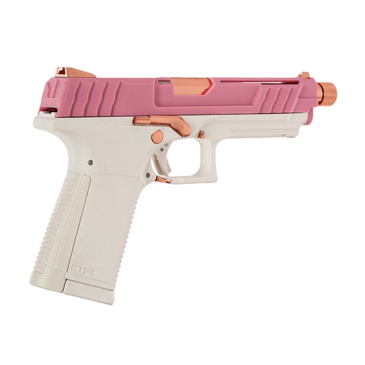 G&G GTP9 Polymer GBB 6mm BB Rose Gold Edition inkl. Pistolenkoffer Bild 4