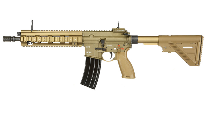 Heckler & Koch HK416 A5 Vollmetall Gas-Blow-Back 6mm BB RAL 8000 grnbraun - Generation 3 Bild 1