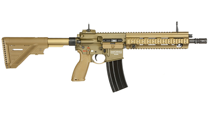 Heckler & Koch HK416 A5 Vollmetall Gas-Blow-Back 6mm BB RAL 8000 grnbraun - Generation 3 Bild 2