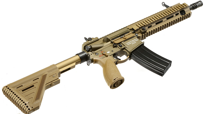 Heckler & Koch HK416 A5 Vollmetall Gas-Blow-Back 6mm BB RAL 8000 grnbraun - Generation 3 Bild 5