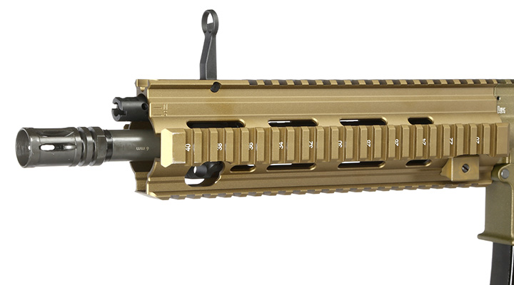 Heckler & Koch HK416 A5 Vollmetall Gas-Blow-Back 6mm BB RAL 8000 grnbraun - Generation 3 Bild 6