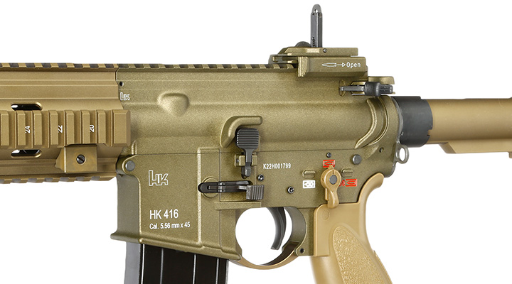 VFC Heckler & Koch HK416 A5 Vollmetall Gas-Blow-Back 6mm BB RAL 8000 grnbraun - Generation 3 Bild 7