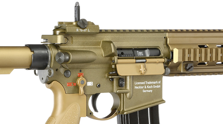 Heckler & Koch HK416 A5 Vollmetall Gas-Blow-Back 6mm BB RAL 8000 grnbraun - Generation 3 Bild 8