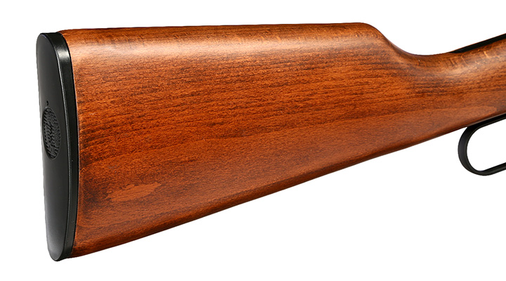 Double Bell M1894 Western Rifle mit Hlsenauswurf Vollmetall CO2 6mm BB schwarz - Echtholz-Version Bild 10