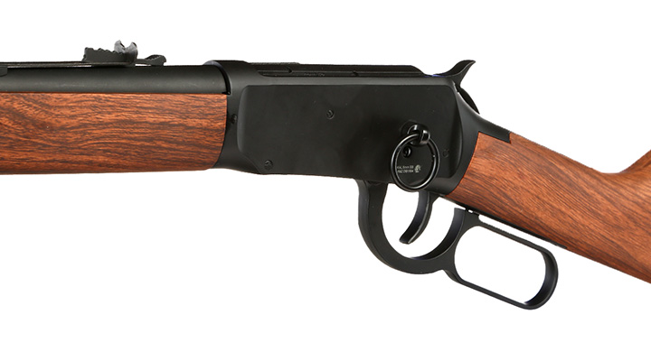 Double Bell M1894 Western Rifle mit Hlsenauswurf Vollmetall CO2 6mm BB schwarz - Holzoptik Bild 7