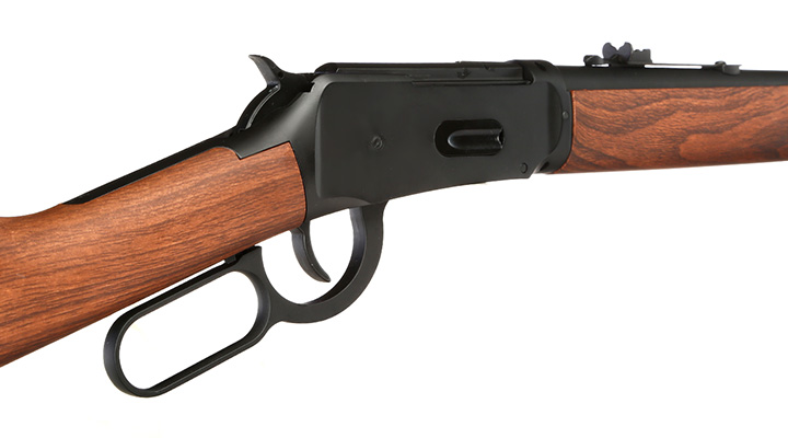 Double Bell M1894 Western Rifle mit Hlsenauswurf Vollmetall CO2 6mm BB schwarz - Holzoptik Bild 9