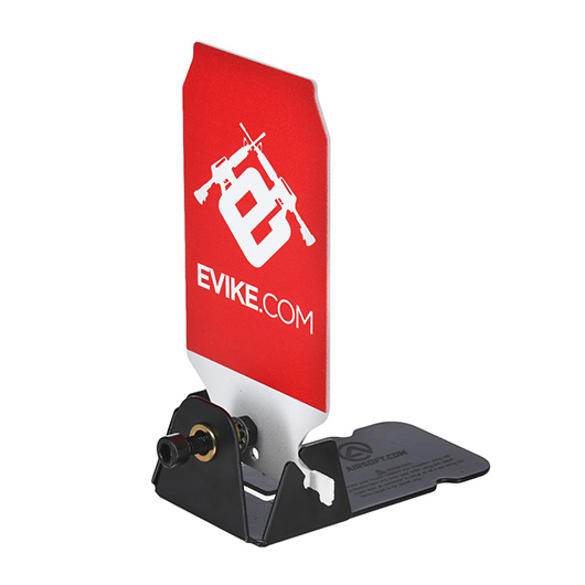 Evike Logo Falling Popper Target Aluminium Dosen-bungsziel rot