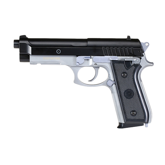 Cybergun PT92 Airsoft Federdruck mit Metallschlitten H.P.A. Fire Line Springer 6mm BB Dual Tone Bild 1
