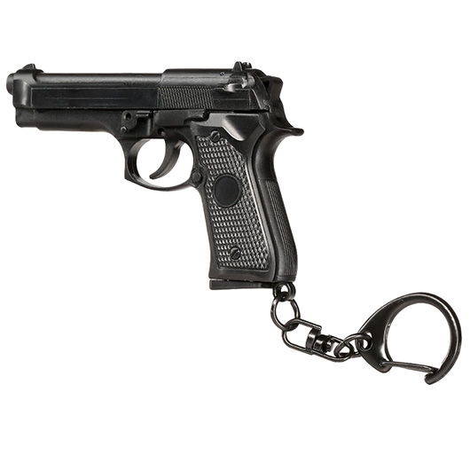 WoSport Schlsselanhnger M92 Pistole 1:4 Miniaturmodell schwarz Bild 7