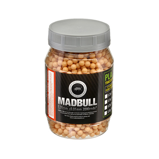 MadBull Killer Red Tracer BBs 0.25g 2.000er Container rot Bild 2