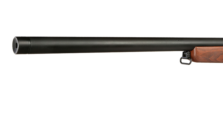 Double Bell VSR-10 Bolt Action Snipergewehr Springer 6mm BB schwarz - Holzoptik Bild 6