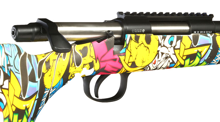 Double Bell VSR-10 Bolt Action Snipergewehr Springer 6mm BB schwarz - Jokers Graffiti Edition Bild 9