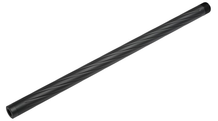 Action Army Aluminium Twisted Bull Barrel Auenlauf Set Long f. TM VSR-10 / AAC T10 schwarz