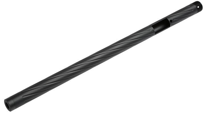 Action Army Aluminium Twisted Bull Barrel Auenlauf Set Long f. TM VSR-10 / AAC T10 schwarz Bild 1