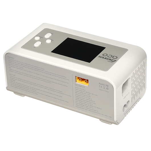 Gens Ace Imars Dual Channel Charger Ladegert weiss f. LiPo / LiFe 1-6 / NiMH 1-16 15A 600W 12 / 230V Bild 3