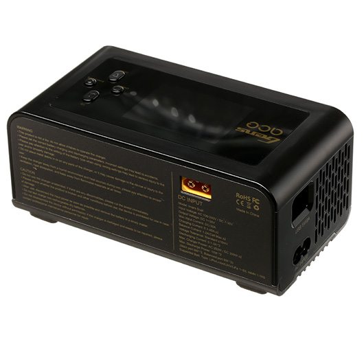 Gens Ace Imars Dual Channel Charger Ladegert schwarz f. LiPo / LiFe 1-6 / NiMH 1-16 15A 600W 12 / 230V Bild 3