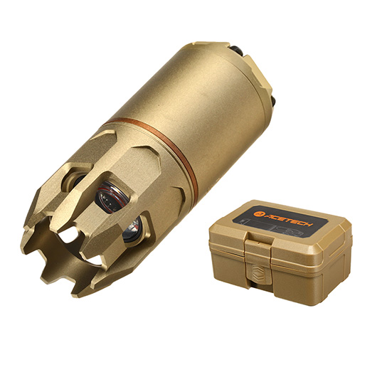 Acetech Raider Tracer Unit mit Bifrost M Multi-Color Flame Effect Flasher Unit inkl. Akku 14mm- tan