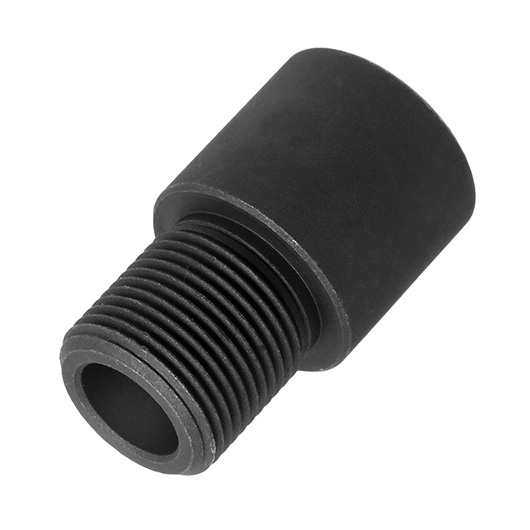 MadBull Stahl Schalldmpferadapter 14mm+ CW auf 14mm- CCW dunkelgrau