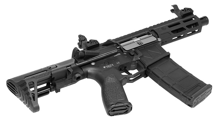 Evolution M4 Ghost XS EMR PDW Carbontech ETS II Mosfet AEG 6mm BB schwarz Bild 4