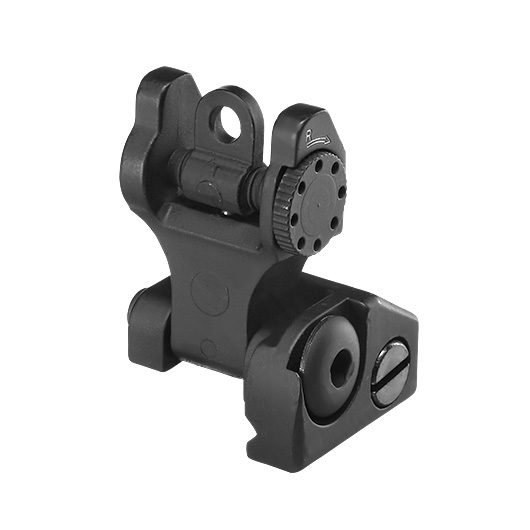 King Arms Folding Battle Sight Set Front / Rear fr 21mm Schienen schwarz Bild 5