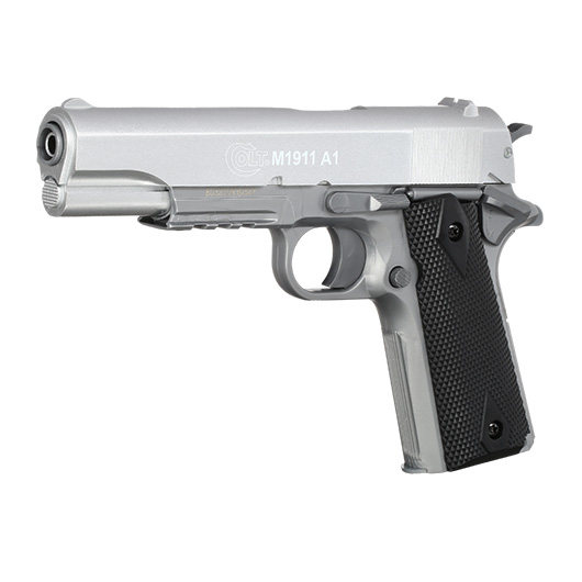 Cybergun Colt M1911A1 mit Metallschlitten H.P.A. Fire Line Springer 6mm BB silber