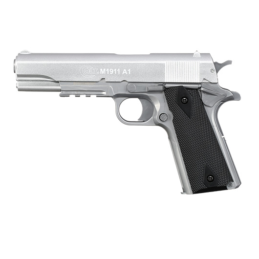 Cybergun Colt M1911A1 mit Metallschlitten H.P.A. Fire Line Springer 6mm BB silber Bild 1