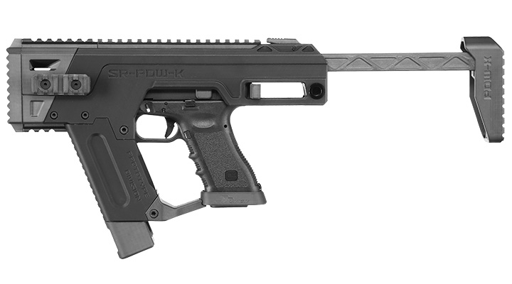 SRU SR-PDW-K Pistol-Carbine Conversion Kit f. VFC Glock 17 Gen. 3 / Gen. 4 schwarz Bild 1