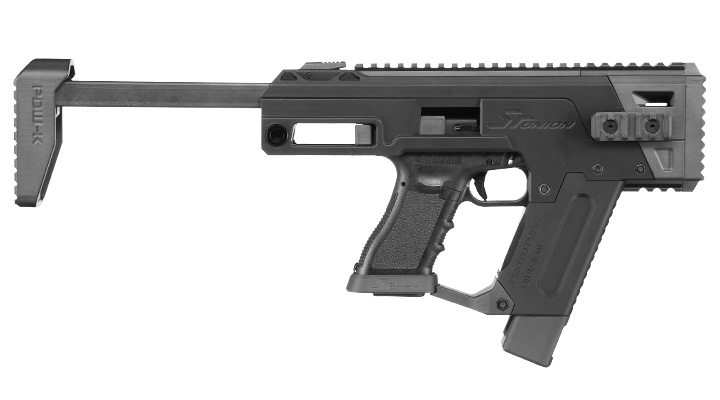 SRU SR-PDW-K Pistol-Carbine Conversion Kit f. VFC Glock 17 Gen. 3 / Gen. 4 schwarz Bild 2