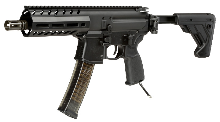 Sig Sauer ProForce MPX 4,5 Zoll Vollmetall Airsoft HPA-Wolverine 6mm BB schwarz