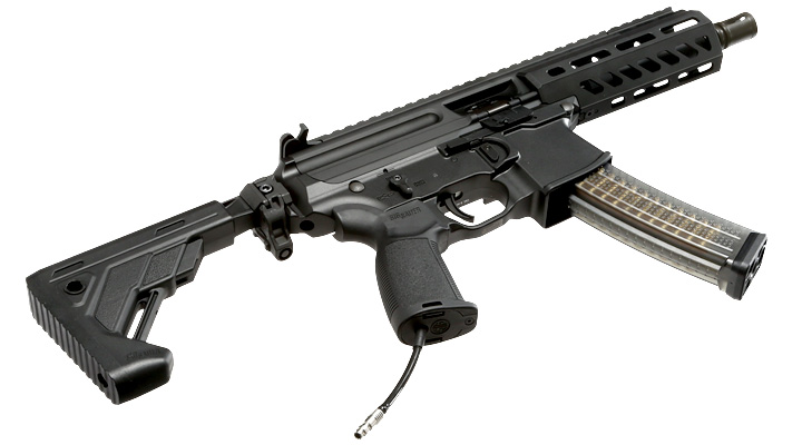Sig Sauer ProForce MPX 4,5 Zoll Vollmetall Airsoft HPA-Wolverine 6mm BB schwarz Bild 4