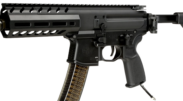 Sig Sauer ProForce MPX 4,5 Zoll Vollmetall Airsoft HPA-Wolverine 6mm BB schwarz Bild 7