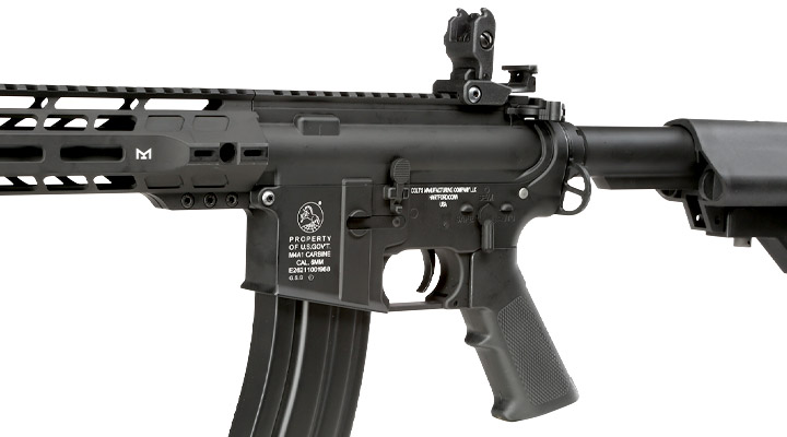 Cybergun Colt M4 Hawkeye Vollmetall Komplettset S-AEG 6mm BB schwarz Bild 7