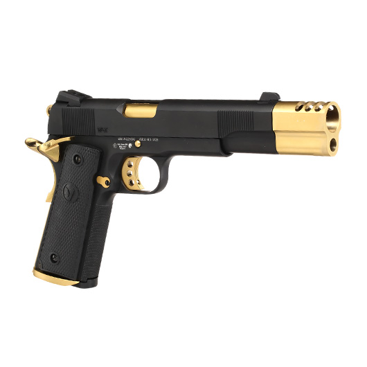 Vorsk Airsoft VP-X 1911 Vollmetall GBB 6mm BB Gold Match Bild 7