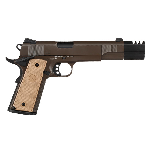 Vorsk Airsoft VP-X 1911 Vollmetall GBB 6mm BB Tan / Bronze Bild 3