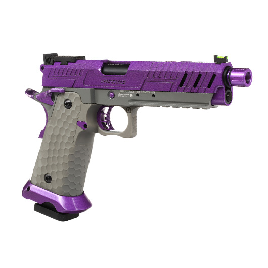 Vorsk Airsoft Hi-Capa 5.1 Vengeance Vollmetall GBB 6mm BB grau / purple Bild 7