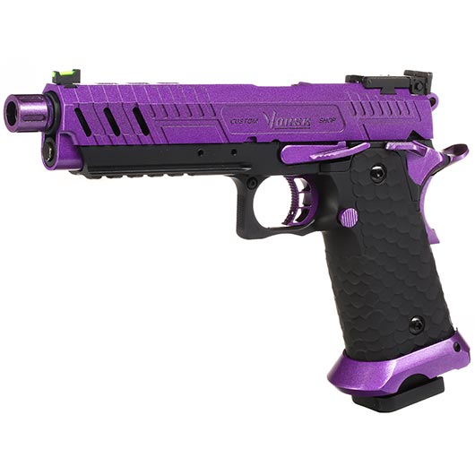 Vorsk Airsoft Hi-Capa 5.1 Vengeance Vollmetall GBB 6mm BB schwarz / purple