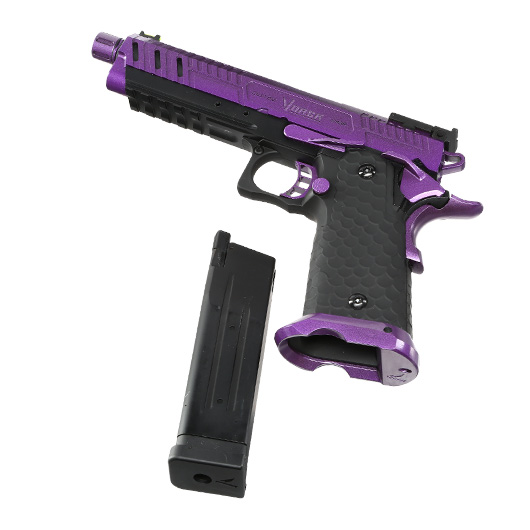 Vorsk Airsoft Hi-Capa 5.1 Vengeance Vollmetall GBB 6mm BB schwarz / purple Bild 6