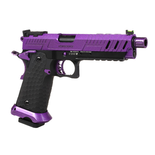 Vorsk Airsoft Hi-Capa 5.1 Vengeance Vollmetall GBB 6mm BB schwarz / purple Bild 7