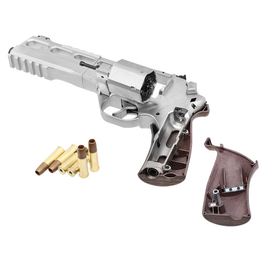 BO Manufacture Chiappa Charging Rhino 60DS Revolver Vollmetall CO2 6mm BB silber Bild 7