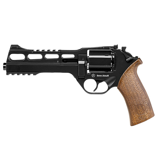 BO Manufacture Chiappa Charging Rhino 60DS Airsoft Revolver Vollmetall CO2 6mm BB schwarz Bild 1