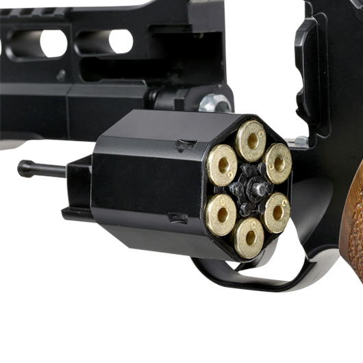 BO Manufacture Chiappa Charging Rhino 60DS Revolver Vollmetall CO2 6mm BB schwarz Bild 4